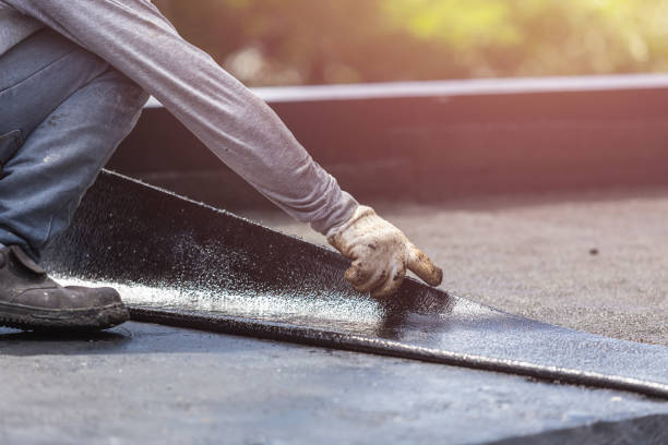 Professional Basement Waterproofing technician working in Brussels, WI